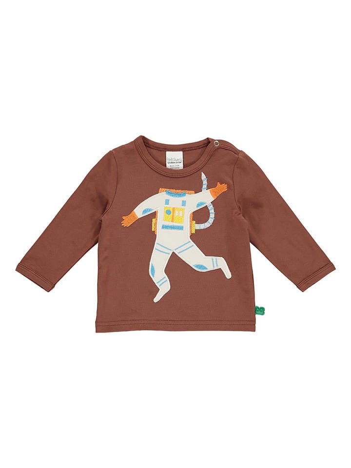 Fred´s World by GREEN COTTON Koszulka w kolorze brązowym rozmiar: 74