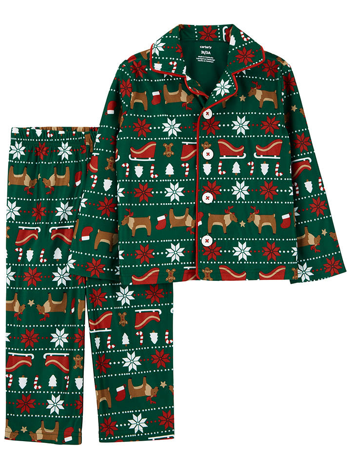 carter's Piżama w kolorze zielonym rozmiar: 92