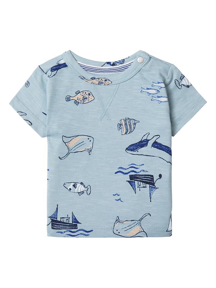 Noppies Koszulka "Bay" w kolorze błękitnym rozmiar: 86