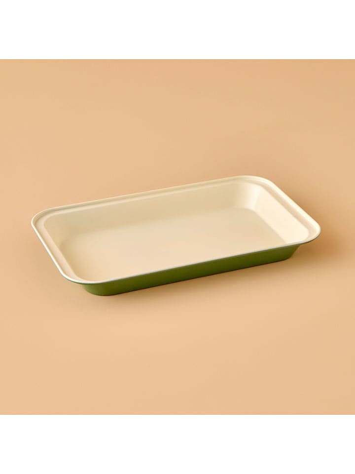 BELLA MAISON Forma w kolorze zielono-kremowym - 28,5 x 17,5 x 3 cm rozmiar: onesize