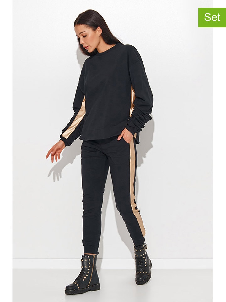 2-częściowy zestaw w kolorze czarnym