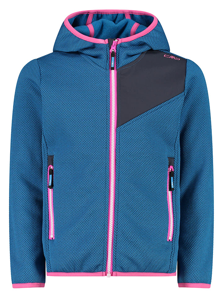 CMP Kurtka polarowa w kolorze niebiesko-czarnym rozmiar: 128