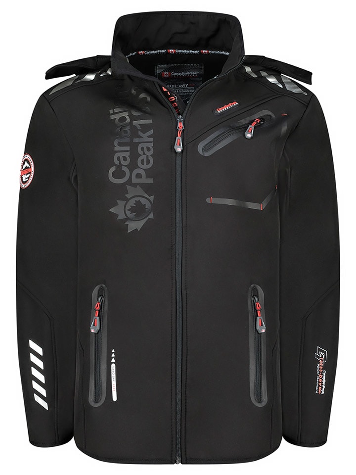 Canadian Peak Kurtka softshellowa "Royauteak" w kolorze czarnym rozmiar: 3XL