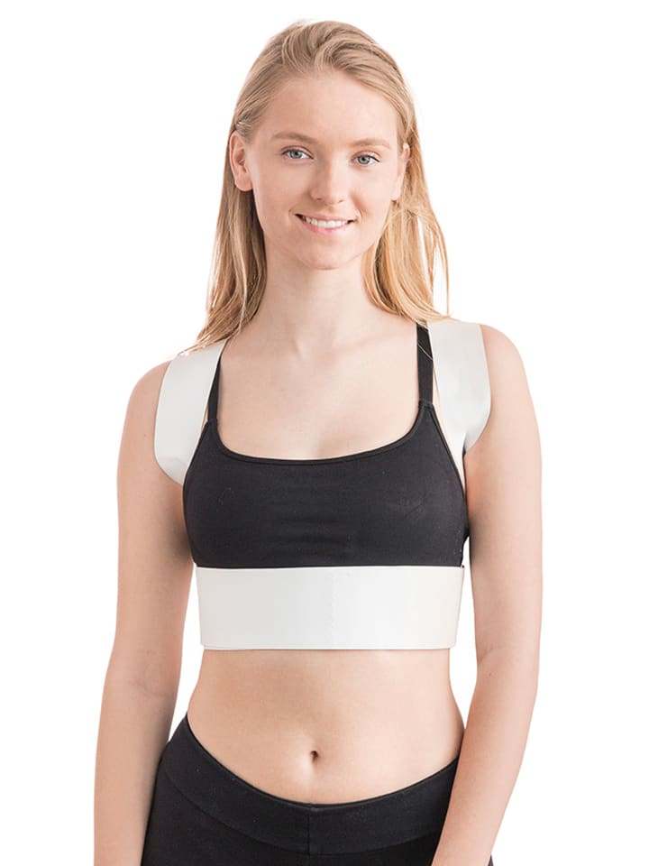 InnovaGoods Korektor postawy w kolorze białym rozmiar: onesize