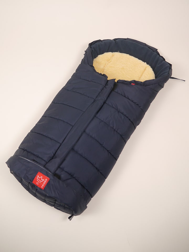 Kaiser Naturfellprodukte Śpiworek termiczny "Arctik Plus" w kolorze granatowym - 105 x 48 cm rozmiar: onesize