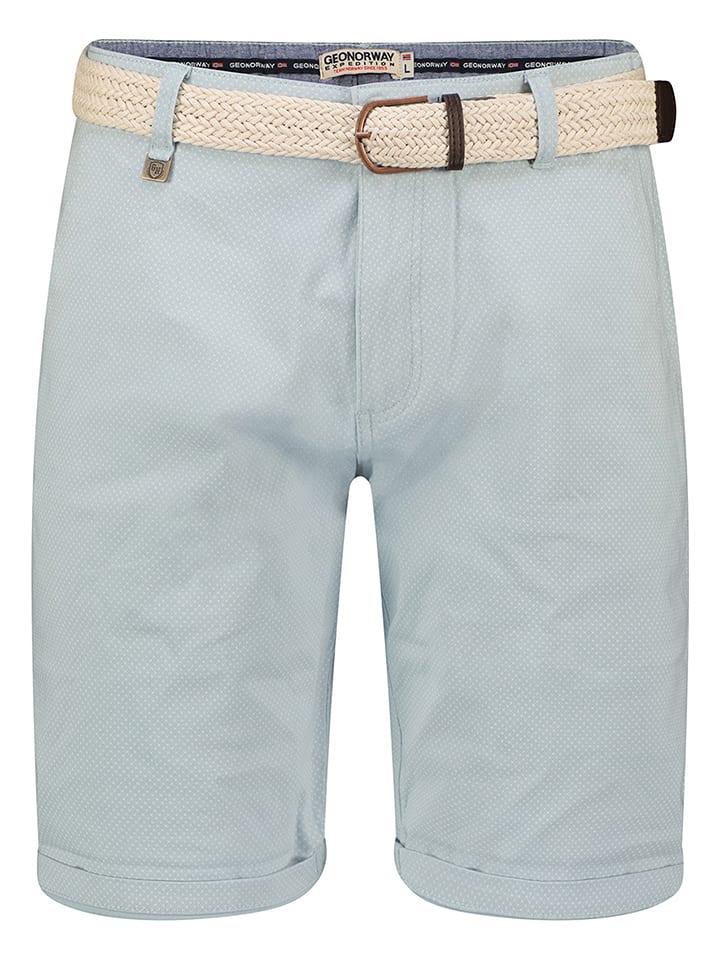 Geographical Norway Bermudy "Podex" w kolorze błękitnym rozmiar: XXL