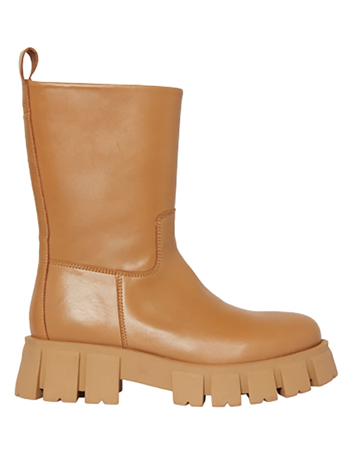 Marc O'Polo Shoes Skórzane botki w kolorze jasnobrązowym rozmiar: 41