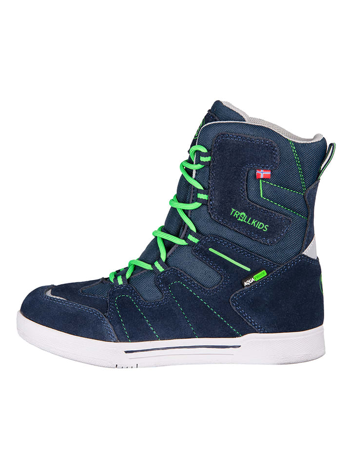 Trollkids Botki zimowe "Skanden" w kolorze granatowym rozmiar: 35