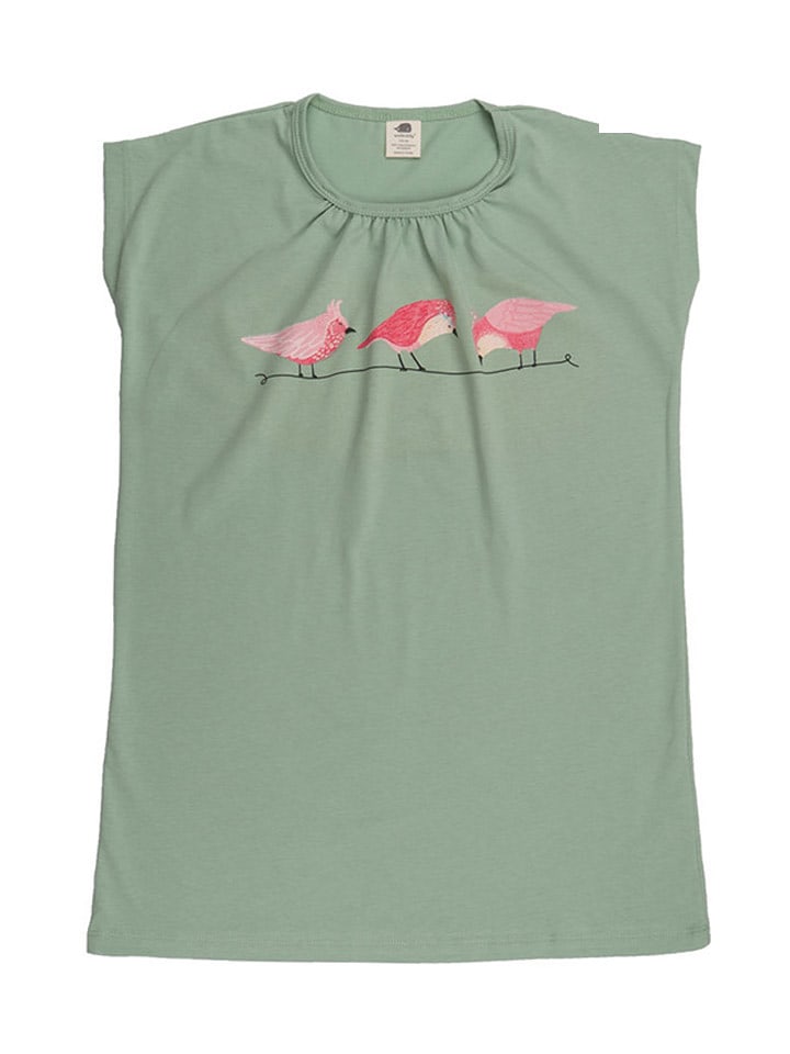 Walkiddy Koszula nocna w kolorze zielonym rozmiar: 128