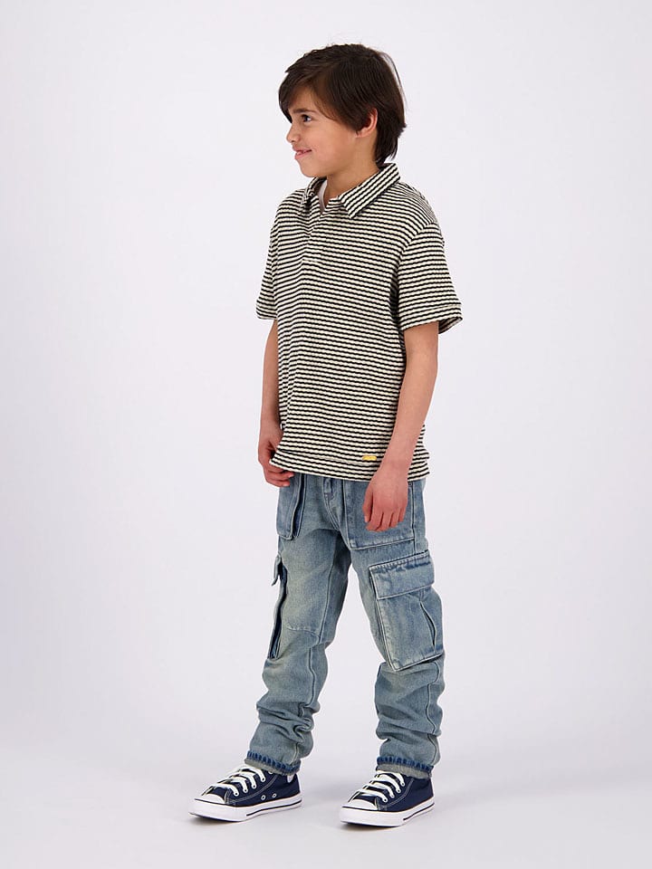 Vingino Dżinsy "Peppe cargo" - Regular fit - w kolorze błękitnym rozmiar: 170