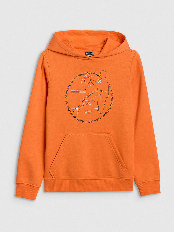 4F Bluza w kolorze pomarańczowym rozmiar: 164