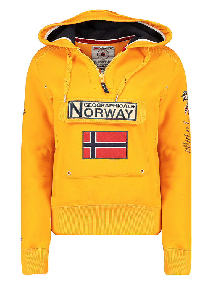 Geographical Norway Bluza "Gymclass" w kolorze żółtym rozmiar: M