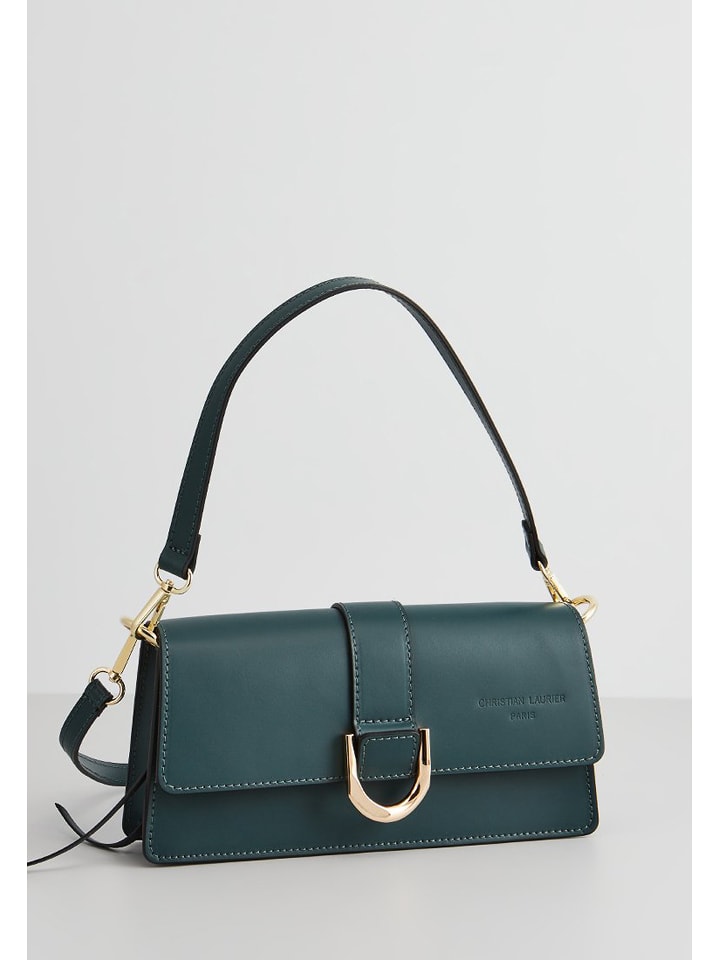 Christian Laurier Skórzana torebka "Hazel" w kolorze morskim - 25,5 x 12,5 x 5 cm rozmiar: onesize