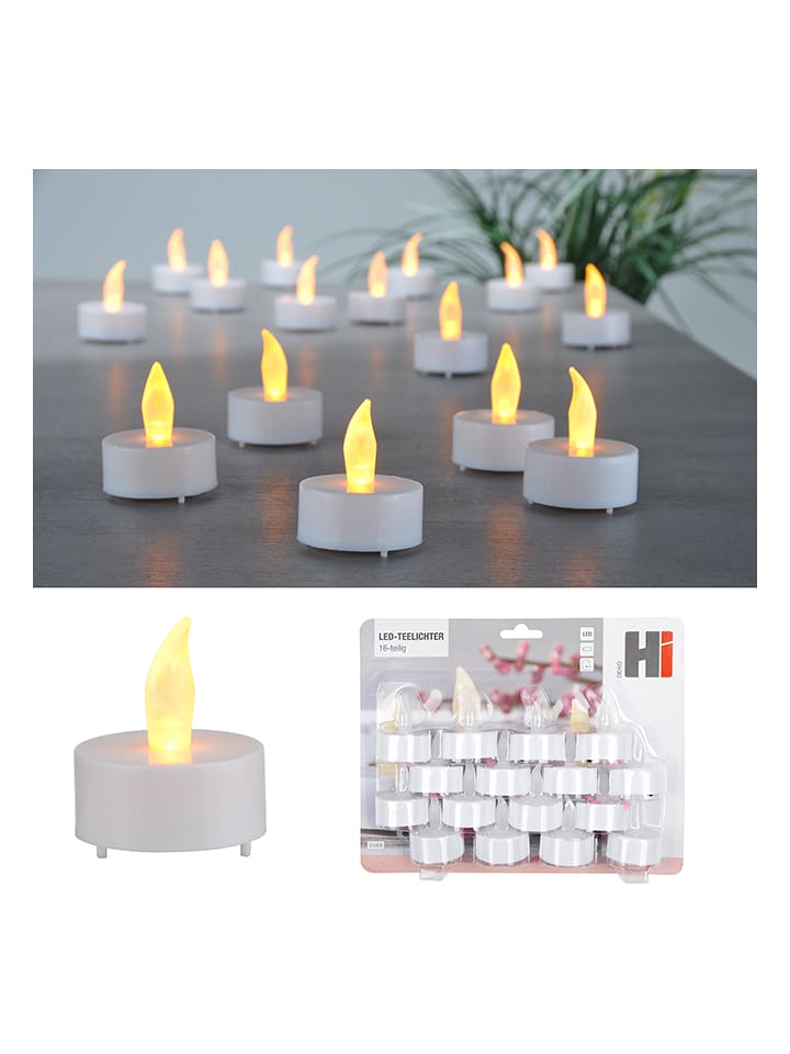 Pogdrzewacze LED (16 szt.) w kolorze ciepłej bieli