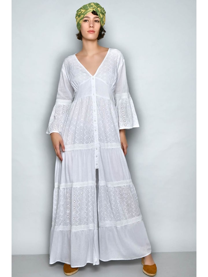 H.H.G. Sukienka w kolorze białym rozmiar: M