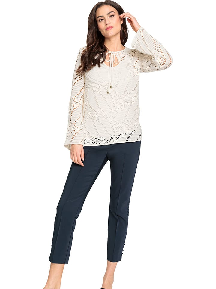 Heine Sweter w kolorze kremowym rozmiar: 44