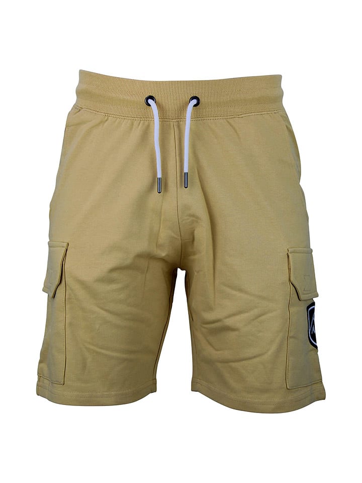 Peak Mountain Szorty "Cepoket" w kolorze beżowym rozmiar: M