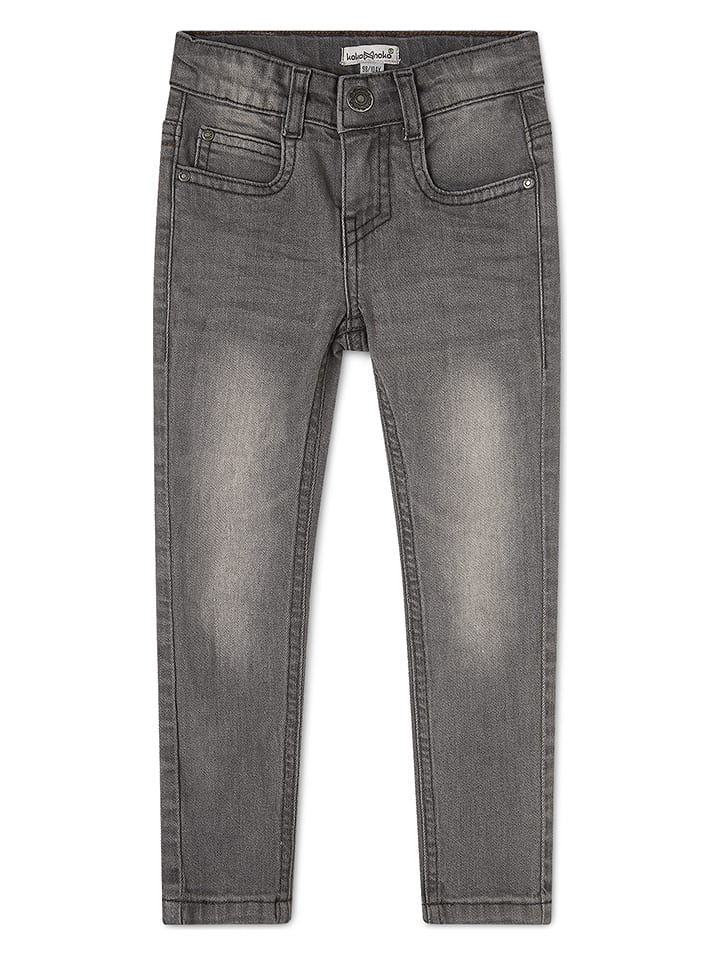 Koko Noko Dżinsy "Nox" - Slim fit - w kolorze szarym rozmiar: 110/116