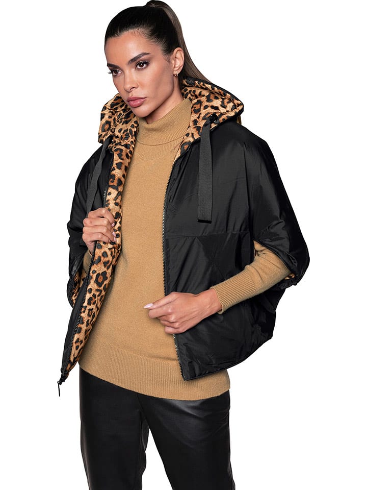 Heine Kurtka przejściowa w kolorze brązowo-czarnym rozmiar: 40