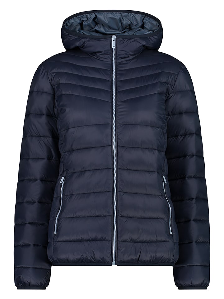 Kurtka pikowana w kolorze granatowym