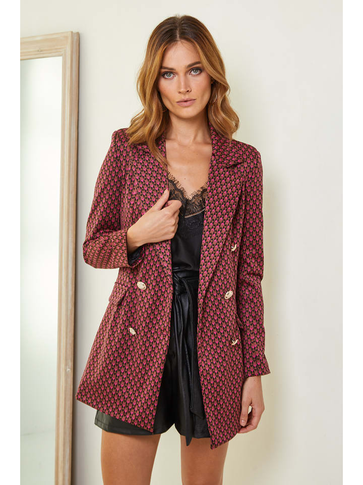 Blezer "Karen" w kolorze czerwonym