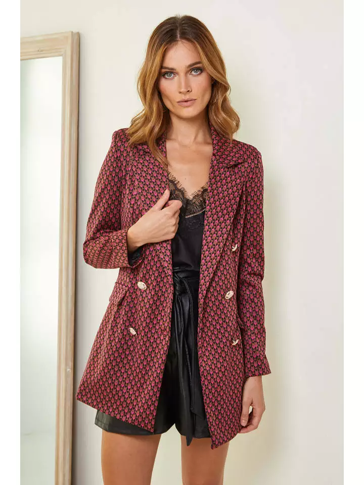 Blezer "Karen" w kolorze czerwonym