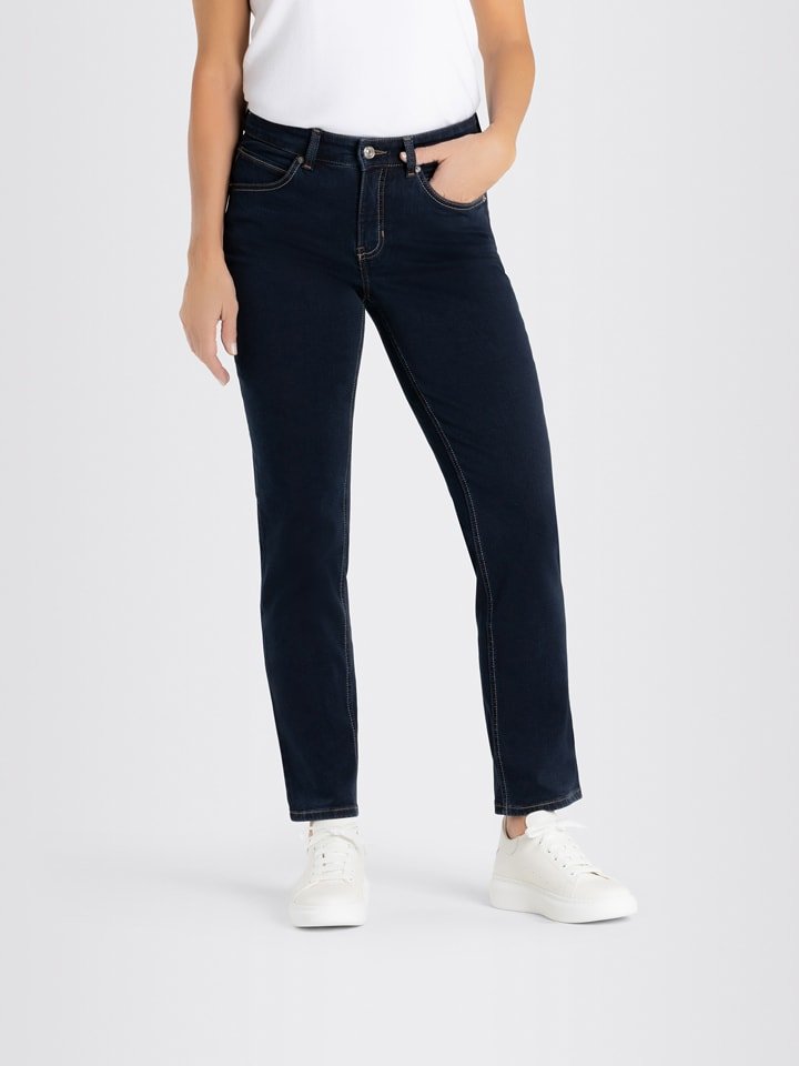 MAC Dżinsy "Melanie" - Regular fit - w kolorze granatowym rozmiar: 44/L32