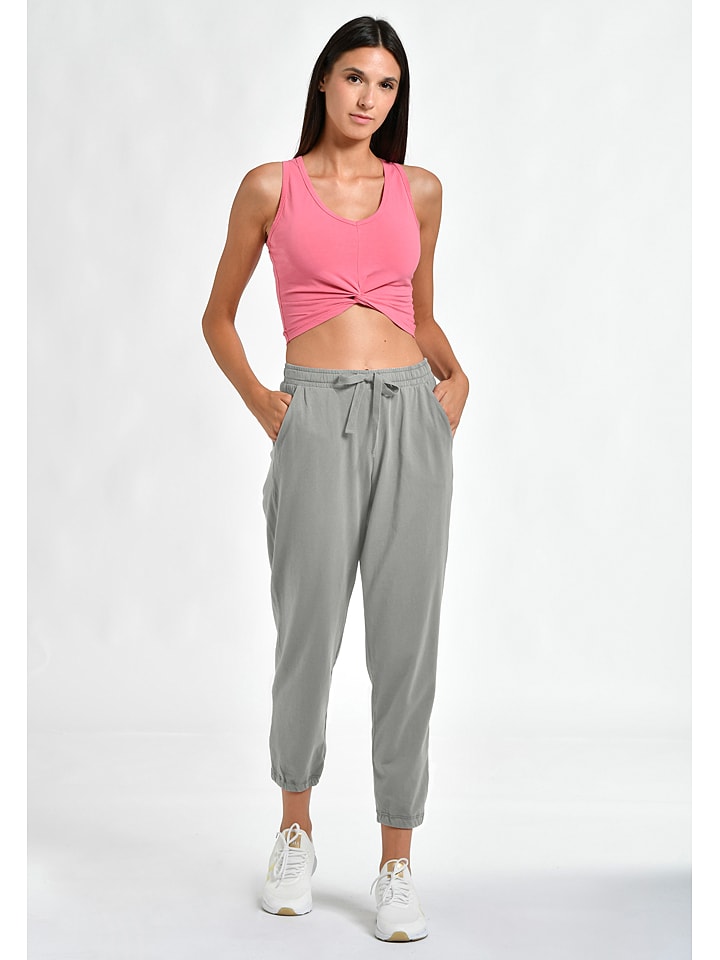 Deha Spodnie dresowe w kolorze szarym rozmiar: XL