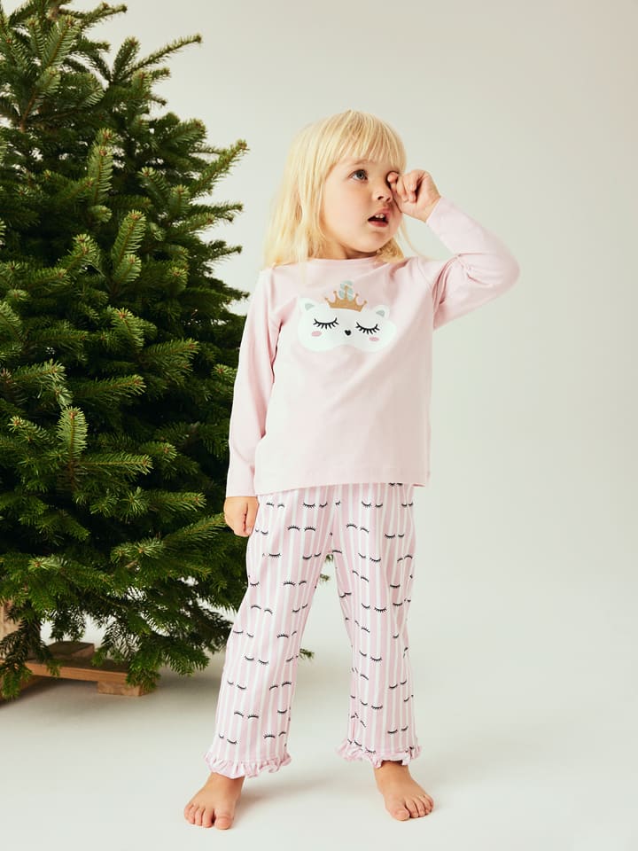 name it Piżama "Randa" w kolorze jasnoróżowo-białym rozmiar: 122