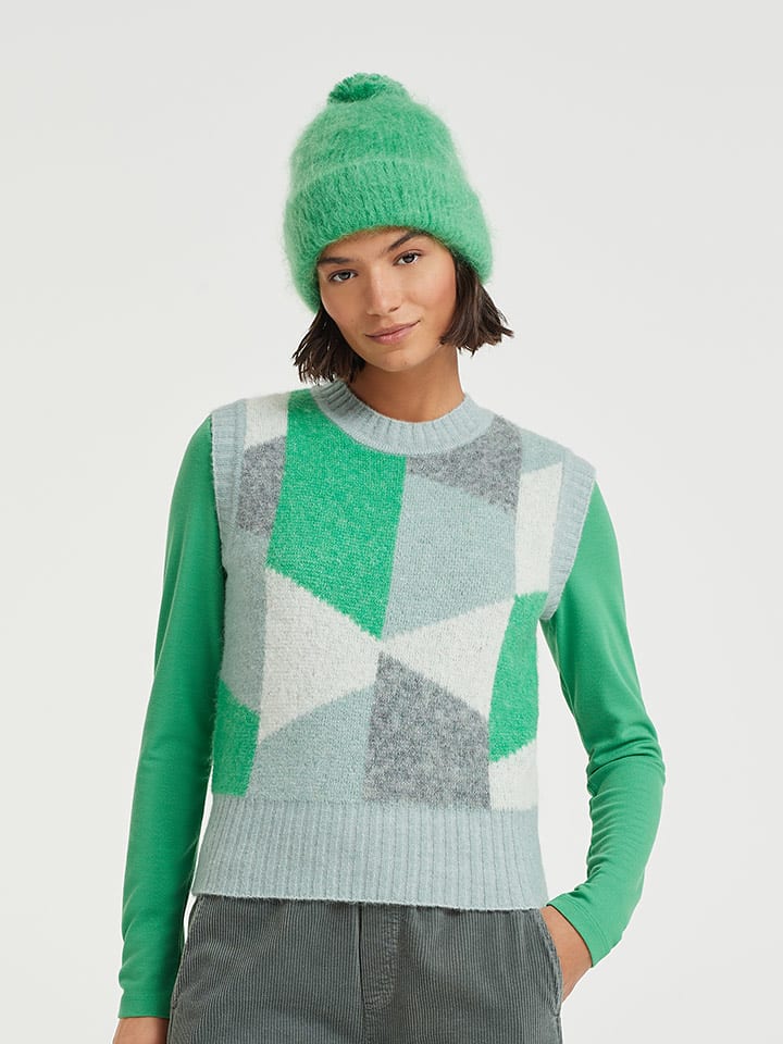 OPUS Bezrękawnik "Petje" w kolorze błękitno-zielonym rozmiar: 42