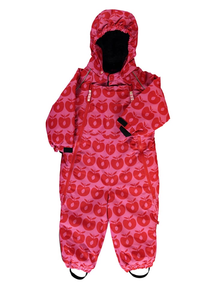 Småfolk Kombinezon zimowy "Apple" w kolorze różowym rozmiar: 98/104