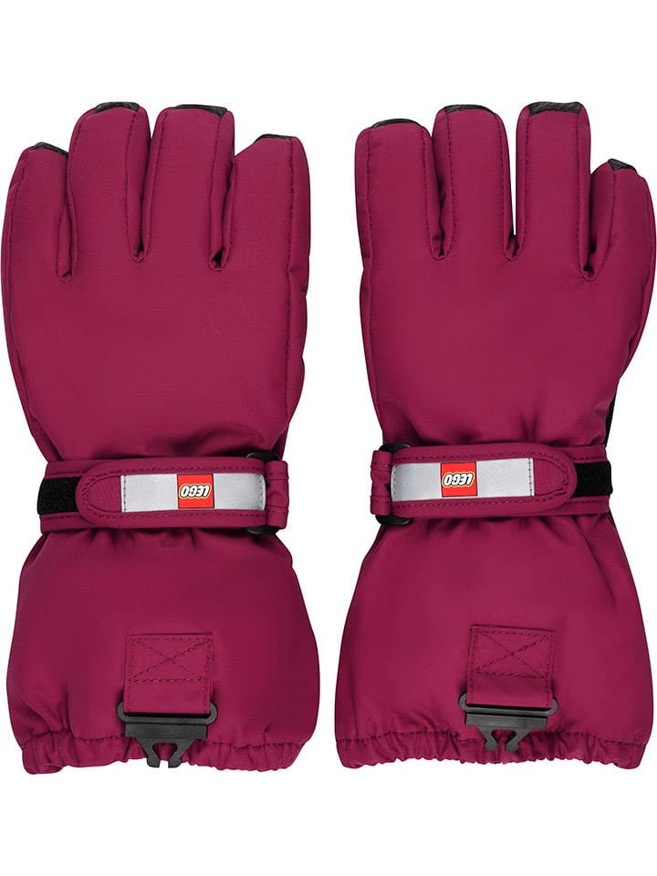 LEGO Rękawiczki narciarskie "Atlin 700" w kolorze fioletowym rozmiar: 122/128