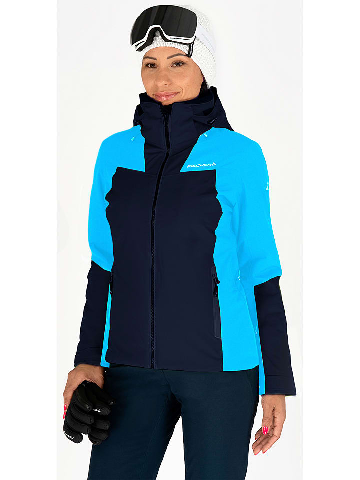 Fischer Kurtka narciarska "Fleiding" w kolorze czarno-niebieskim rozmiar: 44