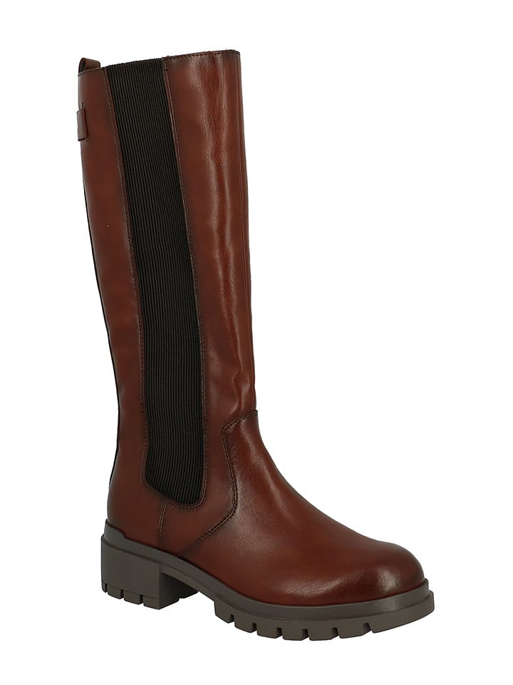 Tom Tailor Kozaki w kolorze brązowym rozmiar: 37