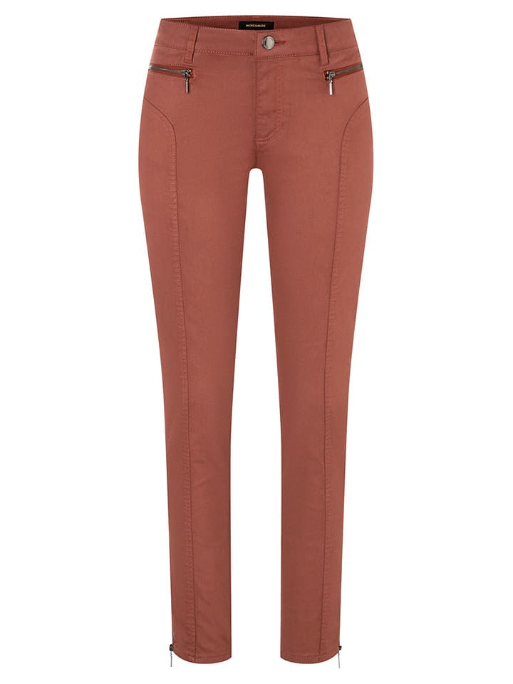 More & More Spodnie w kolorze jasnobrązowym rozmiar: 42