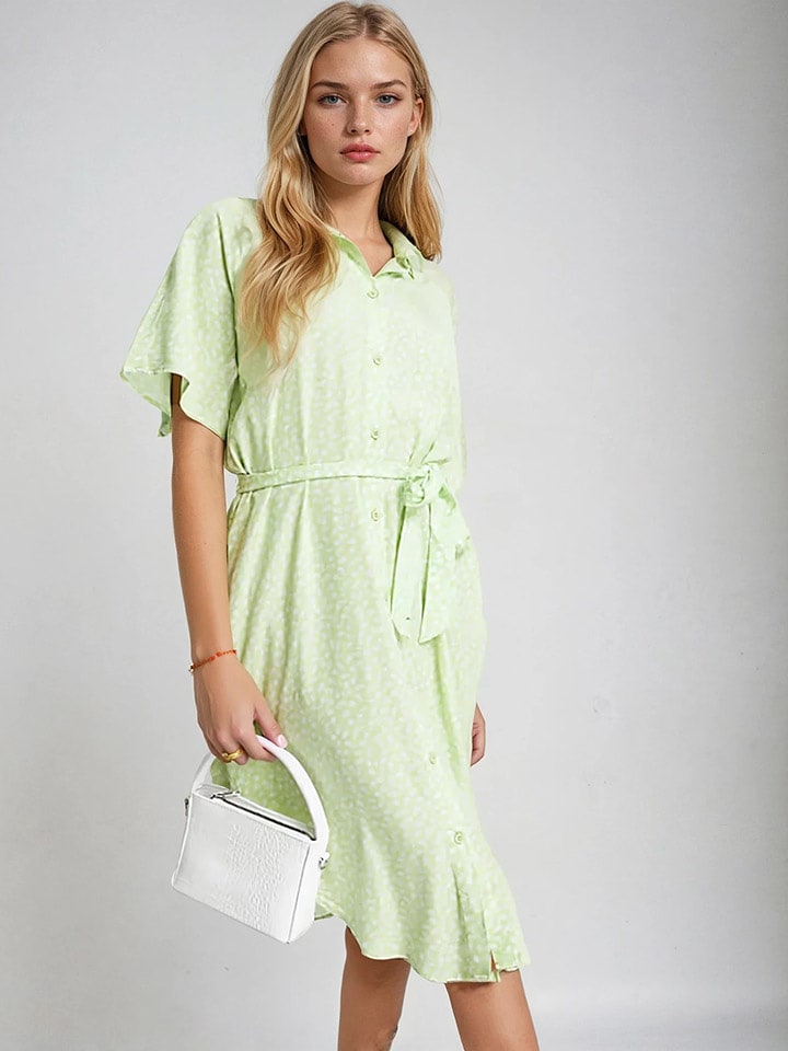 Monki Sukienka w kolorze zielonym rozmiar: XL