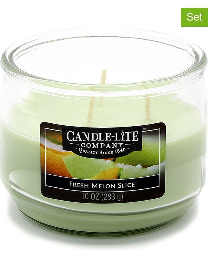 CANDLE-LITE Świece zapachowe (2 szt.) "Fresh Lemon Slice" - 2 x 283 g rozmiar: onesize
