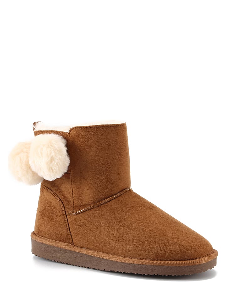 ISLAND BOOT Botki zimowe "Morell" w kolorze jasnobrązowym rozmiar: 37