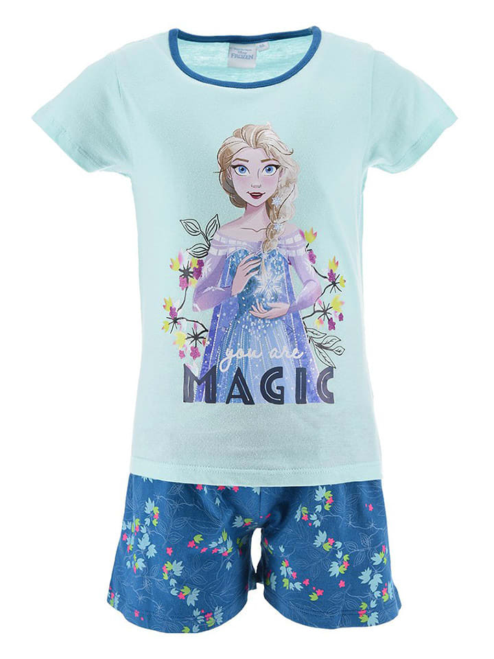 FROZEN Piżama "Frozen" w kolorze niebieskim rozmiar: 110