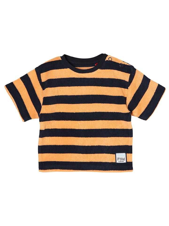 s.Oliver Koszulka w kolorze granatowo-pomarańczowym rozmiar: 74