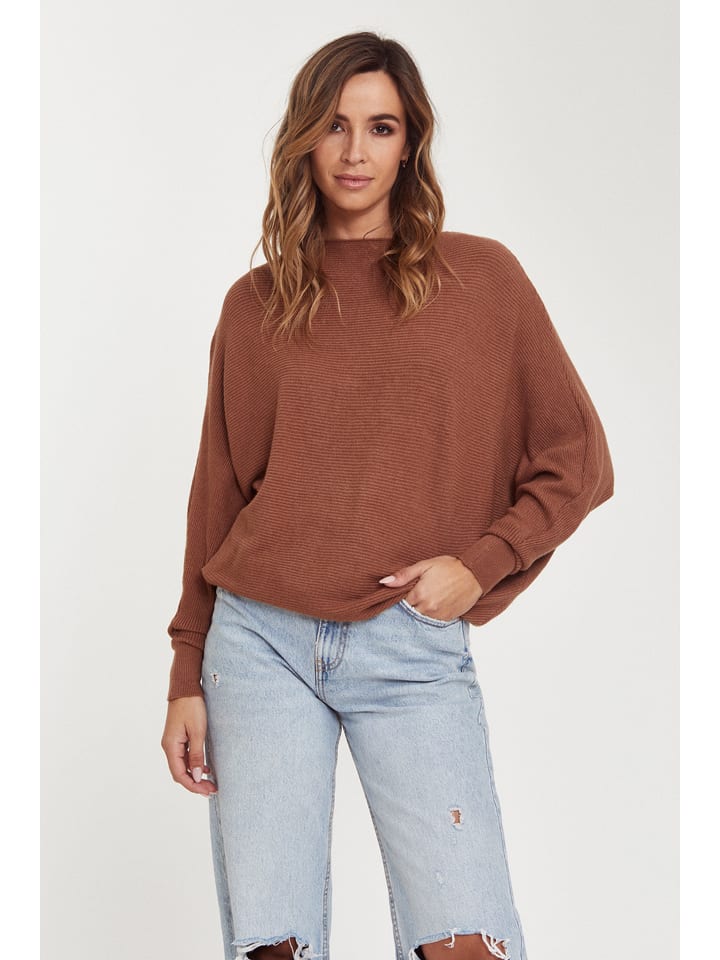 Sweter "Chardon" w kolorze jasnobrązowym