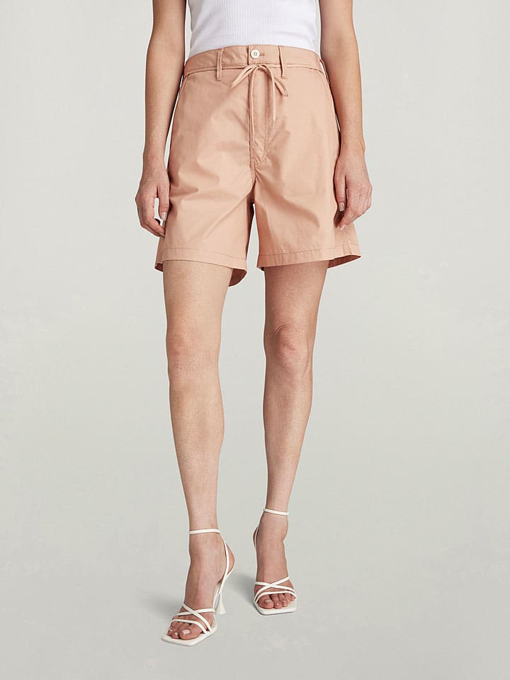 G-Star Szorty "Lintell" w kolorze brzoskwiniowym rozmiar: W29