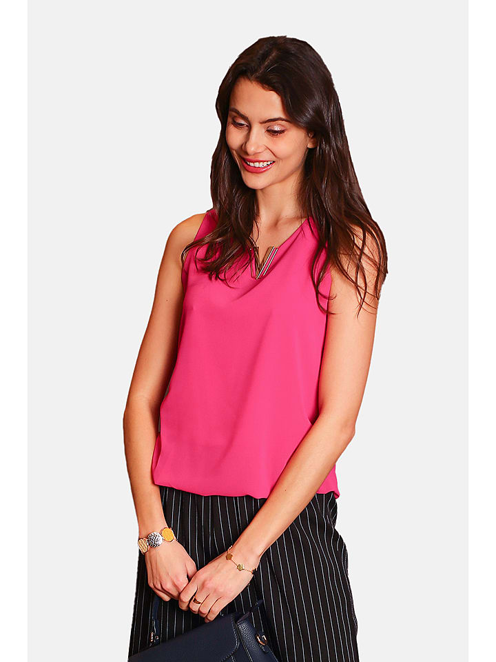 ASSUILI Top w kolorze różowym rozmiar: 38