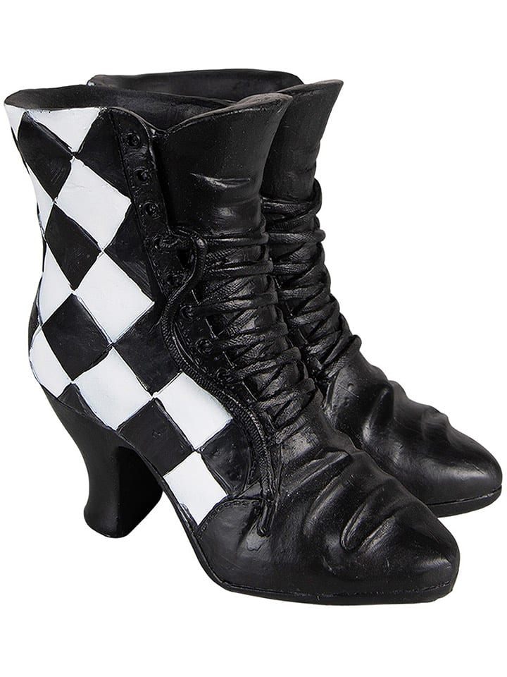 Clayre & Eef Figurka dekoracyjna w kolorze czarnym - 12 x 15 cm rozmiar: onesize