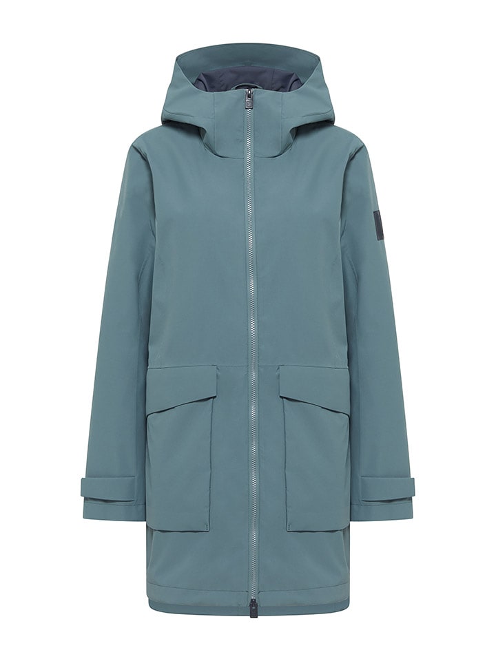ELBSAND Parka funkcyjna "Juoni" w kolorze błękitnym rozmiar: M