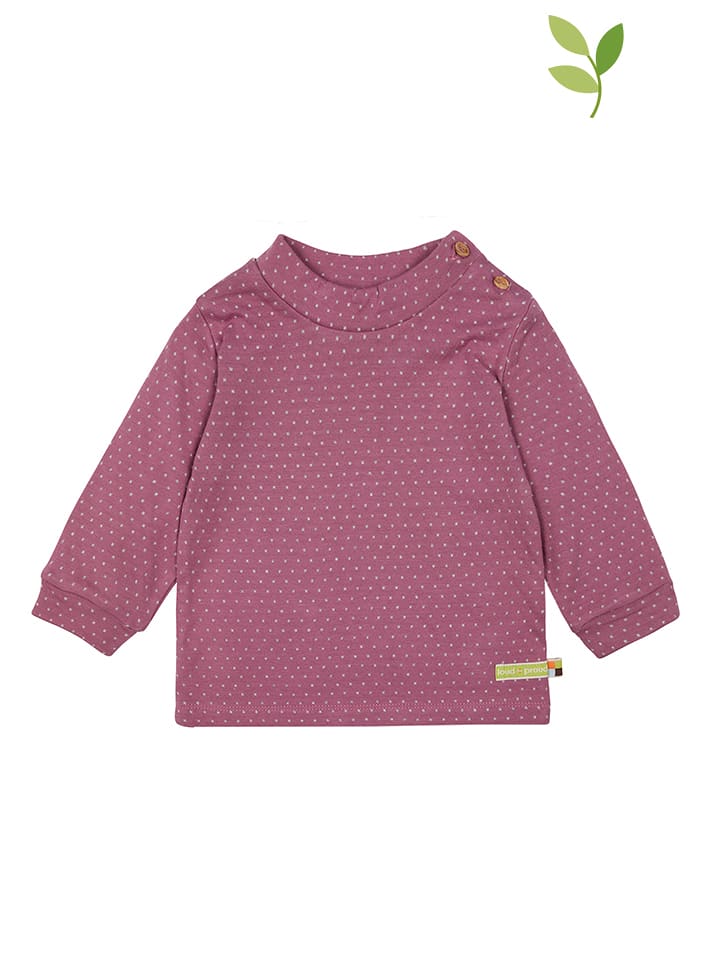 Bluza "Doubleface" w kolorze fioletowym