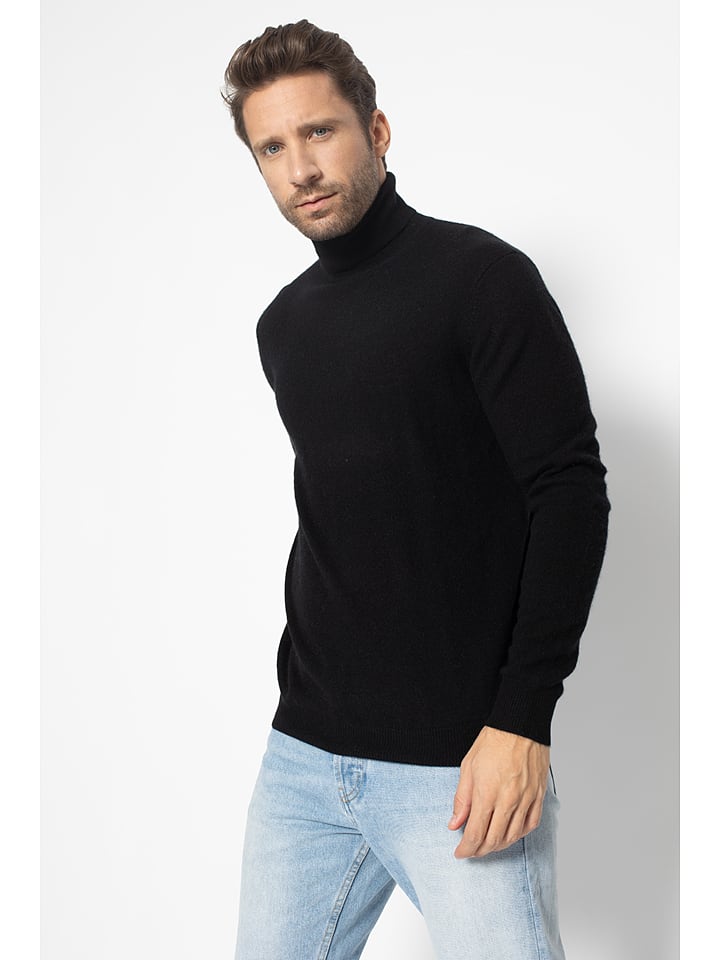 Kaszmirowy golf "Connor" w kolorze czarnym