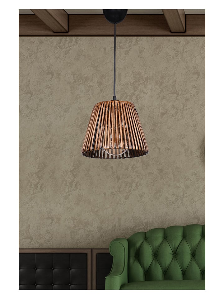 Opviq Lampa wisząca w kolorze jasnobrązowym - Ø 20 cm rozmiar: onesize