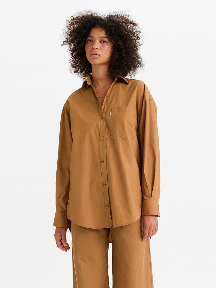 Levi´s Koszula "Nola" w kolorze jasnobrązowym rozmiar: S