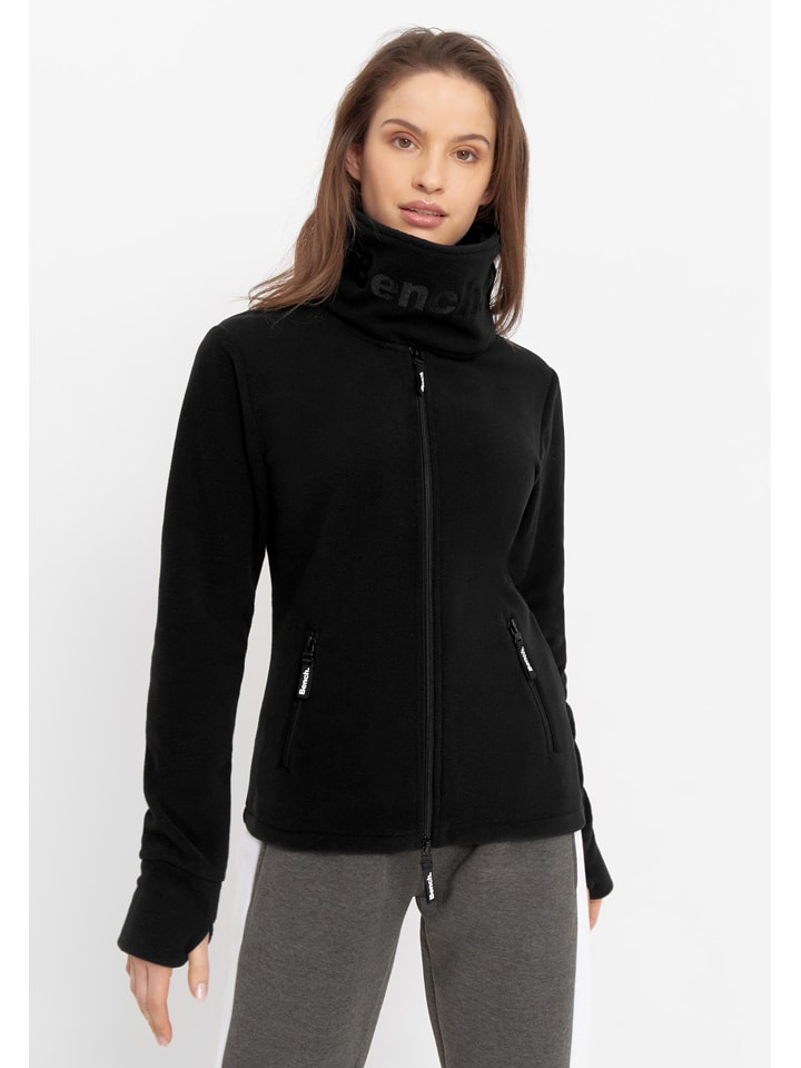 Bench Kurtka polarowa "Funnel" w kolorze czarnym rozmiar: 42